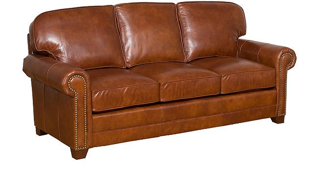 King Hickory, Bentley Leather Sofa