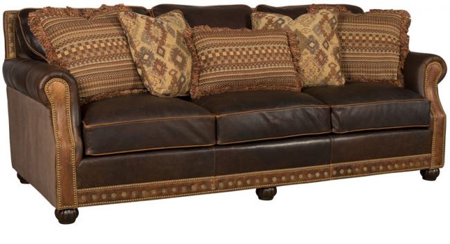 King Hickory, King Hickory Leather Sofa