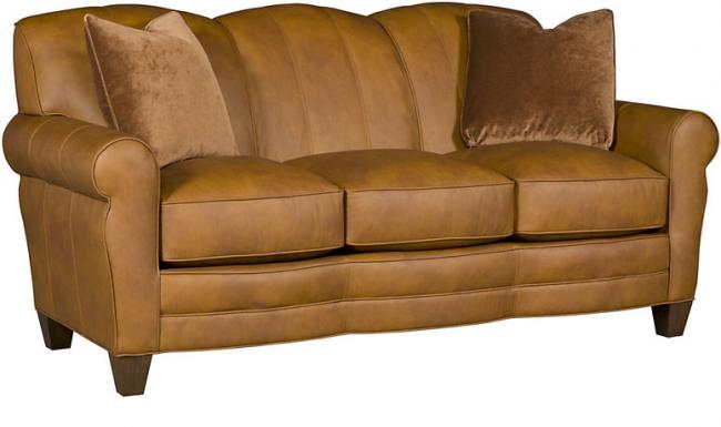 King Hickory, Tight Back Leather Sofa